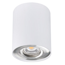 Світильник точковий BORD DLP-50-SR/W, GU10, IP20, білий/срібло, Kanlux 22559