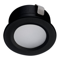Світильник точковий IMBER LED WW, 1W, 105lm, 3000K, IP65, чорний, Kanlux 23523