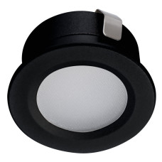 Світильник точковий IMBER LED CW, 1W, 105lm, 6500K, IP65, чорний, Kanlux 23525