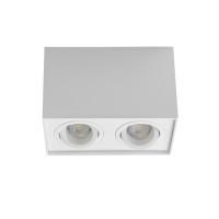 Світильник точковий GORD DLP 250-W, 2xGU10, IP20, білий матовий, Kanlux 25473