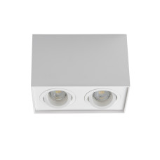 Світильник точковий GORD DLP 250-W, 2xGU10, IP20, білий матовий, Kanlux 25473