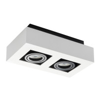 Світильник точковий STOBI DLP 250-W, 2xGU10, IP20, білий, Kanlux 26833