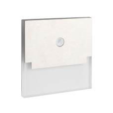 Світильник SABIK LED PIR, 0.8W, 12V DC, 3000K, IP20, нерж.сталь, з датч., Kanlux 27374
