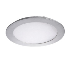 Світильник точковий ROUNDA LED-12W, 4000K, IP44/20, сріблястий, Kanlux 28930