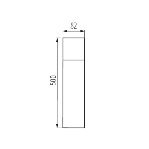 Світильник вуличний VADRA 50, E27, IP44, антрацит, Kanlux 29012