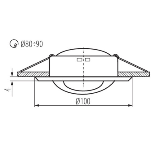 Світильник точковий ARGUS CT-2117-W, Gx5.3, IP20, білий, Kanlux 311