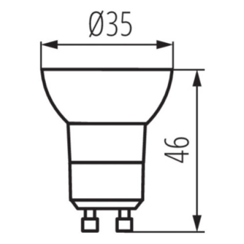 Лампа REMI LED GU10-NW 2,2Вт 200lm 4000K Kanlux 33080