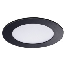 Світильник точковий ROUNDA LED-6W, 3000K, IP44/20, чорний, Kanlux 33562