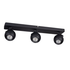 Світильник GALOBA EL-3I B, 3хGU10, IP20, чорний, Kanlux 33677