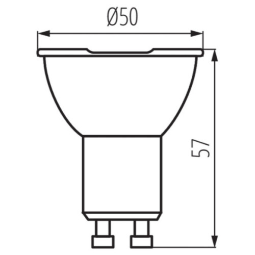 Лампа IQ-LED GU10 6,5W-NW 585lm 4000K Kanlux 35241