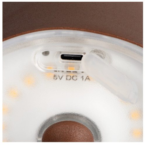 Настільна лампа INITA LED W, 1.2Вт, 3000К, IP54, коричневий, Kanlux 36325