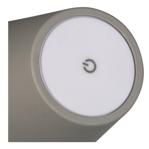 Настільна лампа INITA LED W, 1.2Вт, 3000К, IP54, сірий, Kanlux 36326