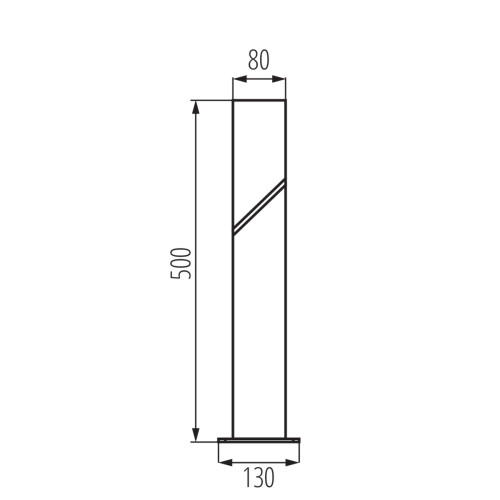 Світильник вуличний LAVEN 50, Е27, IP44, графіт, Kanlux 36546