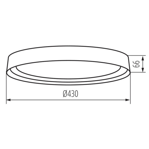 Світильник пристельовий NIFU LED 17.8 Вт, 4000K, IP20, білий/коричневий, Kanlux 37317