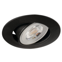 Світильник точковий FIZU, 4.8 Вт, 4000К, IP20, чорний, Kanlux 38263