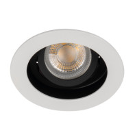 Світильник точковий ARET DTO, Gx5.3/GU10, IP20, білий/чорний, Kanlux 38360