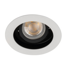 Світильник точковий ARET DTO, Gx5.3/GU10, IP20, білий/чорний, Kanlux 38360
