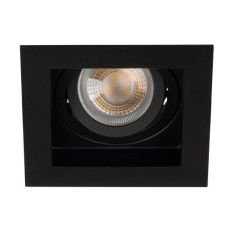 Світильник точковий ARET DTL, Gx5.3/GU10, IP20, чорний, Kanlux 38365