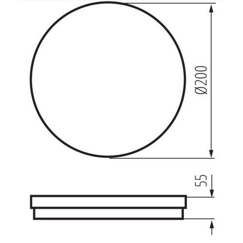 Світильник пристельовий BENO ECO CCT, 20 Вт, IP65, 3000/4000/6500K, чорний, Kanlux 38383