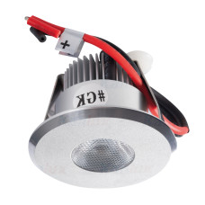 Світильник точковий HAXA-DSO POWER LED-B, 1W, 3000K, IP20, алюміній, Kanlux 8103