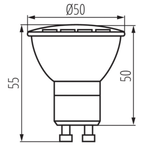 Лампа TEDI MAXX LED GU10-NW 9W 900lm 4000K Kanlux 23414